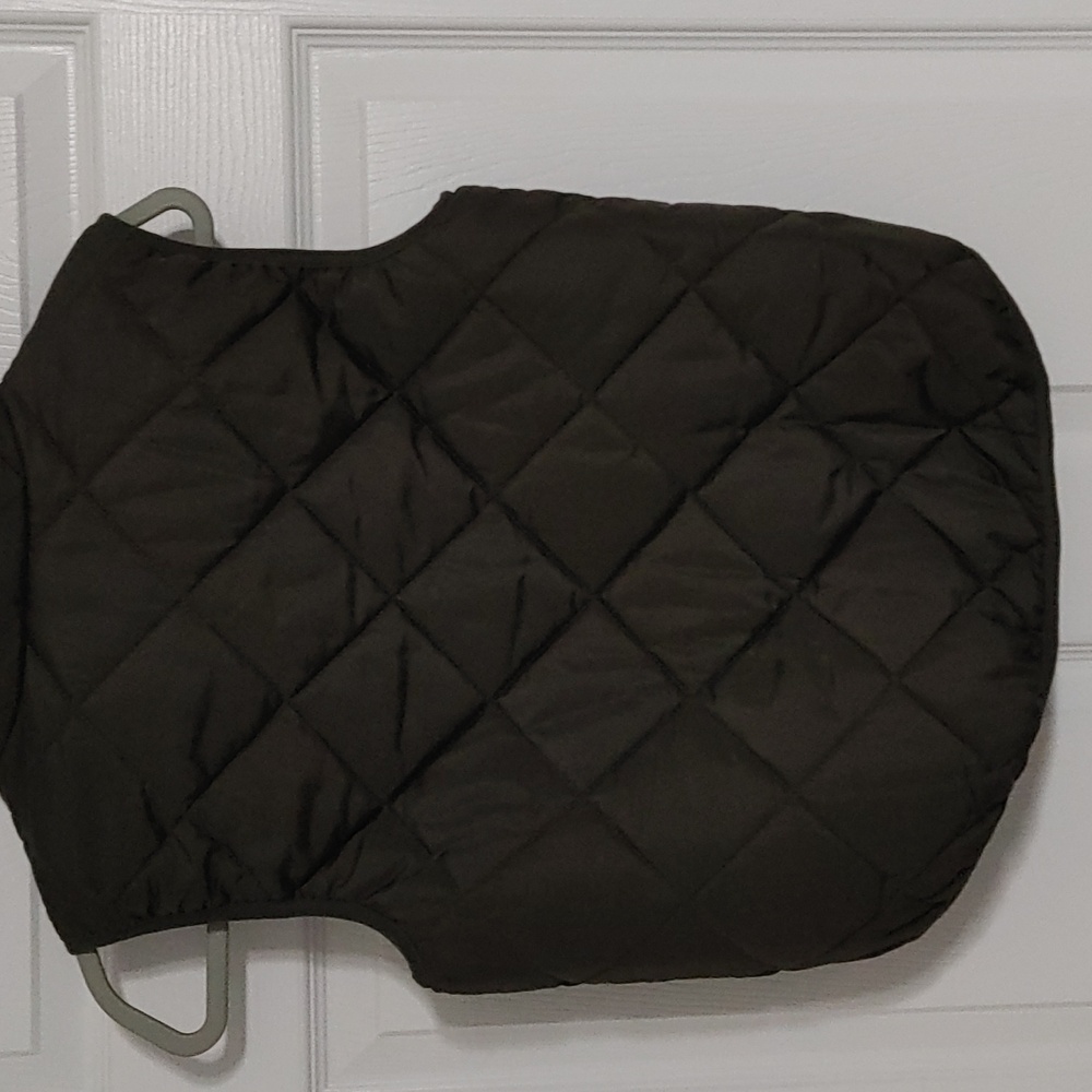 Altar'd State Army Green Quilted Vest with Gold Snap Accent Women's Small EUC - Picture 4 of 4